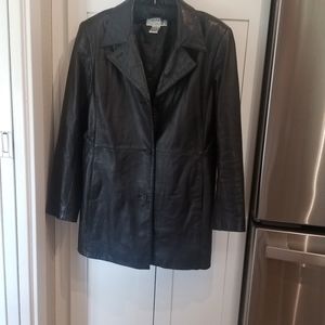 Alfani Leather Jacker Black Super Soft